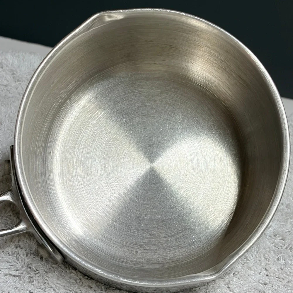 Biltmore For Your Home Stainless Steel 1.5 Qt Saucepan Vented Glass Lid 5.5in